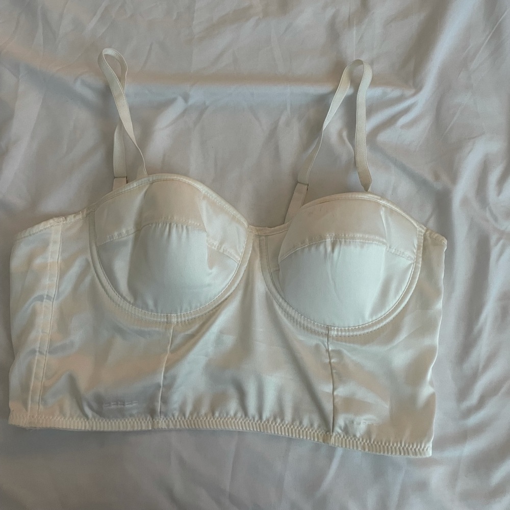 White crop top